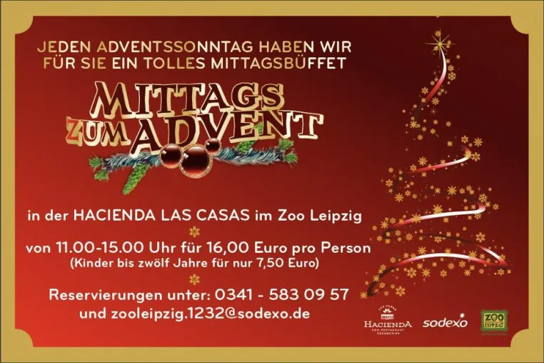 Bild: Advent im Zoo: Winterliches Mittagsbüffet in der Hacienda Las Casas