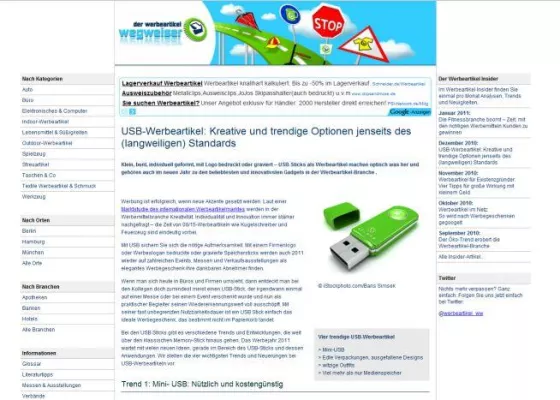 USB-Werbeartikel – innovativ und kreativ: Der Werbeartikel Insider zeigt vier aktuelle Trends auf Bild: USB-Werbeartikel – innovativ und kreativ: Der Werbeartikel Insider zeigt vier aktuelle Trends auf