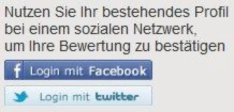 Bewertungsplattform dialo.de integriert Social Login Bild: Bewertungsplattform dialo.de integriert Social Login