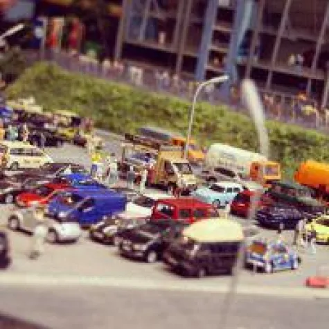 Bild: Hackbaron Food Truck steht im Miniatur Wunderland