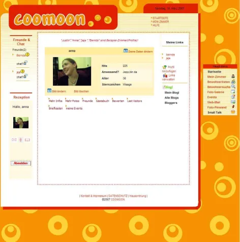 COOMOON - kostenlose und werbefreie Community für jeden und jedes Interesse Bild: COOMOON - kostenlose und werbefreie Community für jeden und jedes Interesse