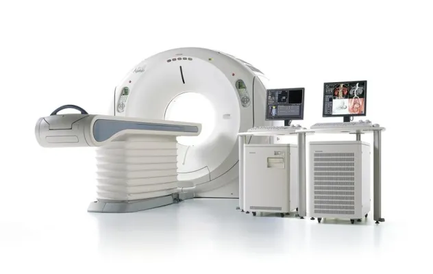 Bild: Workflow neu definiert: Der neue 16-Zeilen Computertomograf Aquilion RX von Toshiba Medical Systems