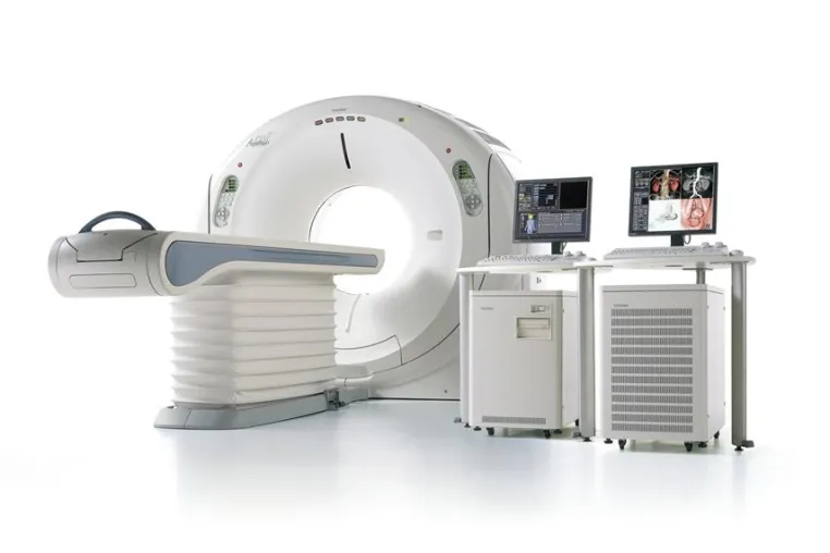 Bild: Workflow neu definiert: Der neue 16-Zeilen Computertomograf Aquilion RX von Toshiba Medical Systems
