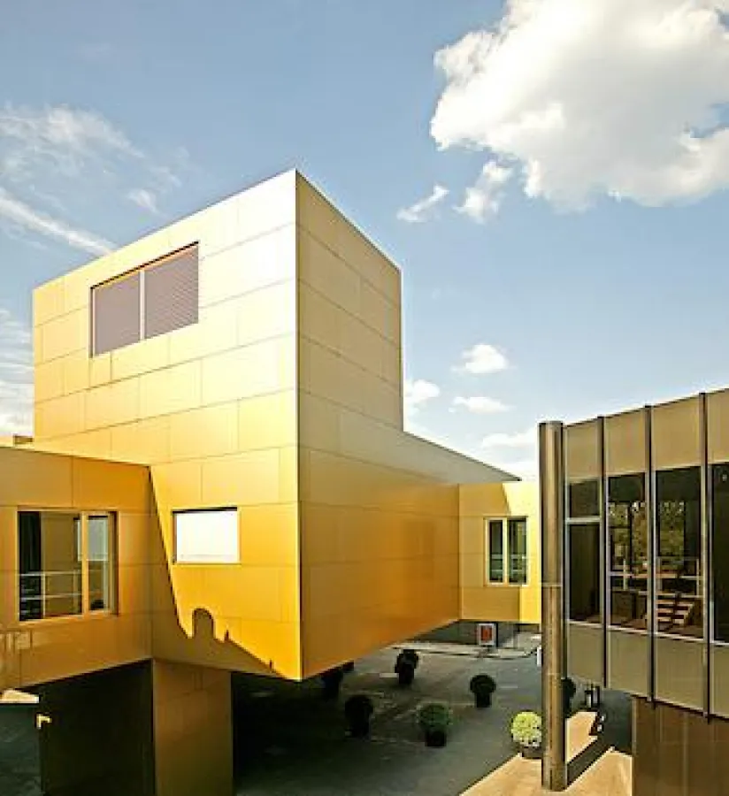 Goldener Pavillon CCD Messe Düsseldorf (©Messe Düsseldorf).