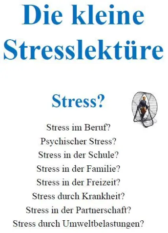 Bild: Weltgesundheitsorganisation hat chronischen Stress zur größten Gesundheitsgefahr unseres Jahrhunderts erklärt