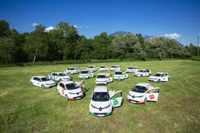 Tomaselli Gabriel Bau lässt Vorarlbergs größte private Elektroauto-Flotte rollen Bild: Tomaselli Gabriel Bau lässt Vorarlbergs größte private Elektroauto-Flotte rollen