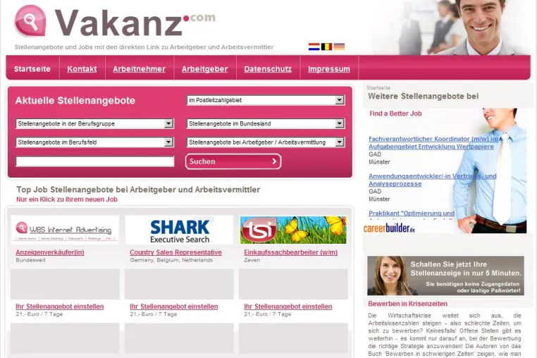 vakanz.com - Kostengünstige und einfache Personalwerbung für kleine Unternehmen Bild: vakanz.com - Kostengünstige und einfache Personalwerbung für kleine Unternehmen