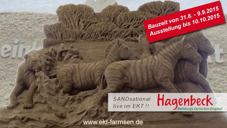 LIVE: SANDsational Hagenbeck im EKT Farmsen in Hamburg Bild: LIVE: SANDsational Hagenbeck im EKT Farmsen in Hamburg