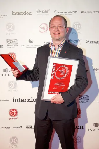 Hochsicherheitstechnologie für den Alltag: AGETO gewinnt eco Internet Award 2014 in der Kategorie Sicherheit Bild: Hochsicherheitstechnologie für den Alltag: AGETO gewinnt eco Internet Award 2014 in der Kategorie Sicherheit
