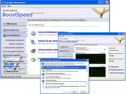 Bild: BoostSpeed 3.2: Optimieren Sie Ihren PC in wenigen Minuten