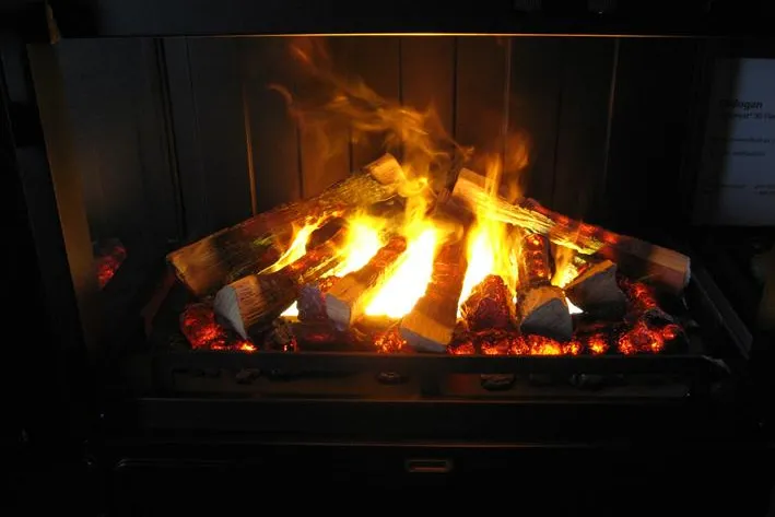Bild: Feuer aus Wasser mit optimyst von Glen Dimplex