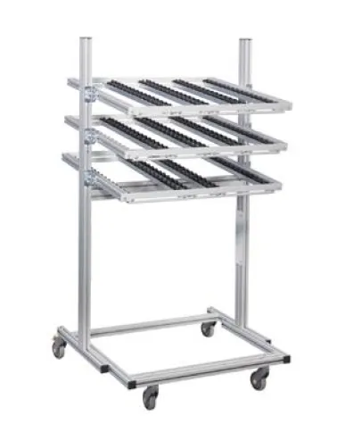 Bild: Zubehör für Treston-Materialflusslösung ModuLine: FiFo-Wagen optimiert ModuLine