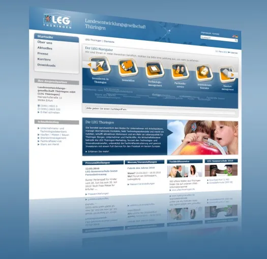 Kunden der LEG profitieren von neuem Internetauftritt Bild: Kunden der LEG profitieren von neuem Internetauftritt