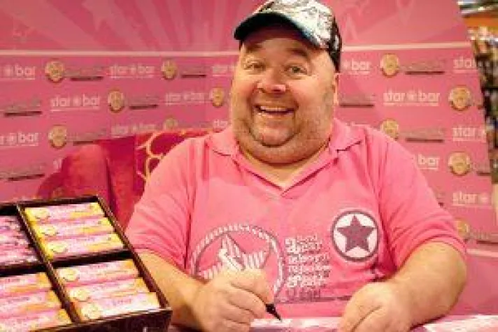 Bild: Dirk Bach zeigt seine Schokoladenseite