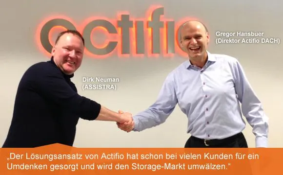 Bild: ASSISTRA erweitert sein Produktportfolio mit der Actifio SkyTM Plattform