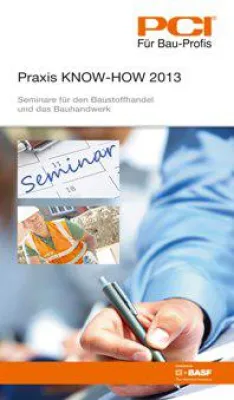 Bild: Neue Seminarbroschüre „Praxis KNOW-HOW 2013“ für Fliesenleger und Natursteinverarbeiter
