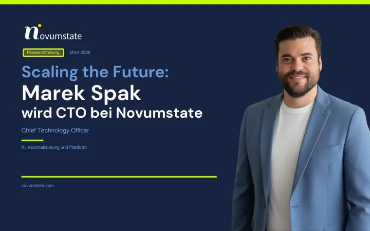 Scaling the Future: Marek Spak wird CTO bei Novumstate Bild: Scaling the Future: Marek Spak wird CTO bei Novumstate