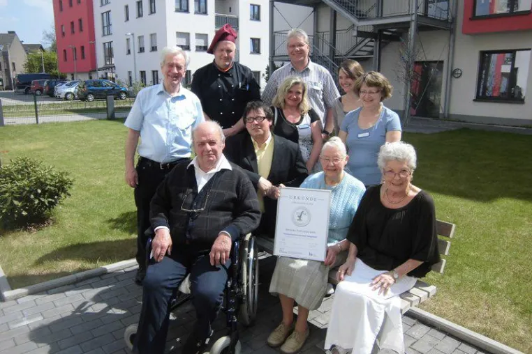 Senioren-Park carpe diem für Lebensqualität ausgezeichnet Bild: Senioren-Park carpe diem für Lebensqualität ausgezeichnet