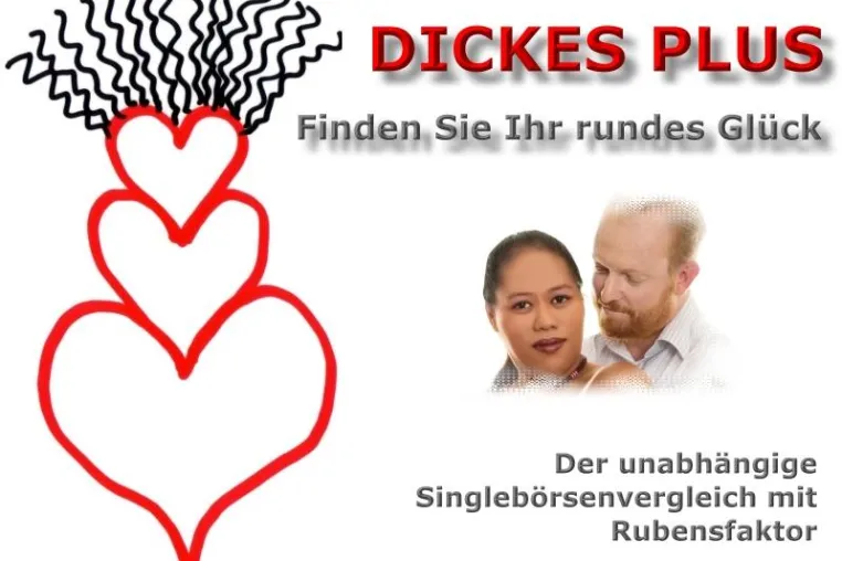 Bild: Dickes Plus - Singlebörsenvergleich mit Rubensfaktor