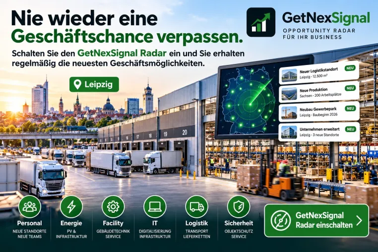 Leipzig: Neue Logistiktechnik zeigt, warum frühe Marktsignale für den Vertrieb wichtig sind Bild: Leipzig: Neue Logistiktechnik zeigt, warum frühe Marktsignale für den Vertrieb wichtig sind