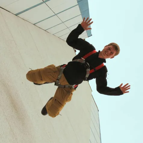 Bild: Nervenkitzel beim House Running in Koblenz