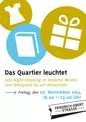 Bild: "Das Quartier Leuchtet " - am 7. November 2014 im Vorderen Westen in Kassel