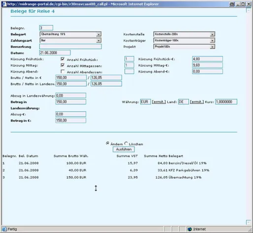 Software-Eilzug zur Abrechnung von Dienstreisen Bild: Software-Eilzug zur Abrechnung von Dienstreisen