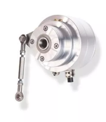 Inkrementaler Drehgeber für die Leichtindustrie auf der METEC 2015 Bild: Inkrementaler Drehgeber für die Leichtindustrie auf der METEC 2015