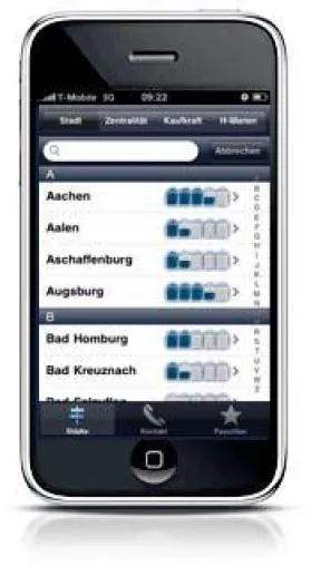 DASAT Ltd.erstellt HighStreets iPhone-App für die COMFORT Holding GmbH Bild: DASAT Ltd.erstellt HighStreets iPhone-App für die COMFORT Holding GmbH