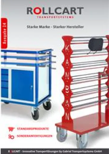 Bild: Produkt-Katalog 2014 von Rollcart mit neuen Transportlösungen