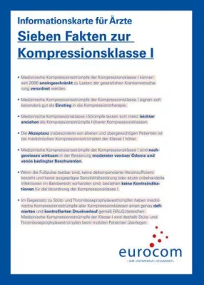 Bild: Warum Ärzte mehr Kompressionsstrümpfe der Klasse I verordnen sollten