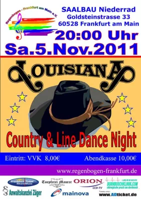 Country & Line Dance Night mit "Louisiana" Bild: Country & Line Dance Night mit "Louisiana"