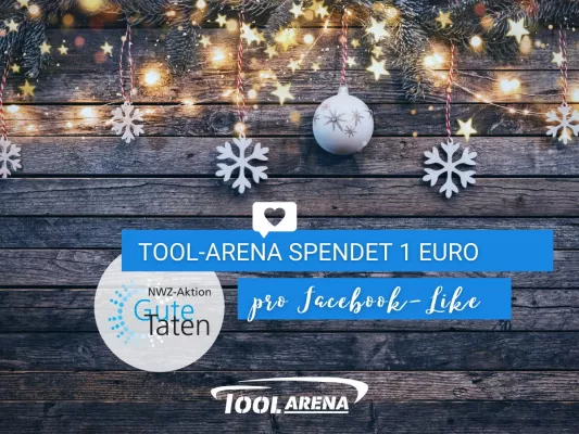 Bild: Tool-Arena spendet pro Facebook-Fan