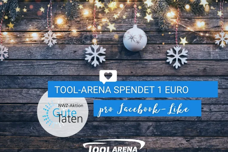 Tool-Arena spendet pro Facebook-Fan Bild: Tool-Arena spendet pro Facebook-Fan