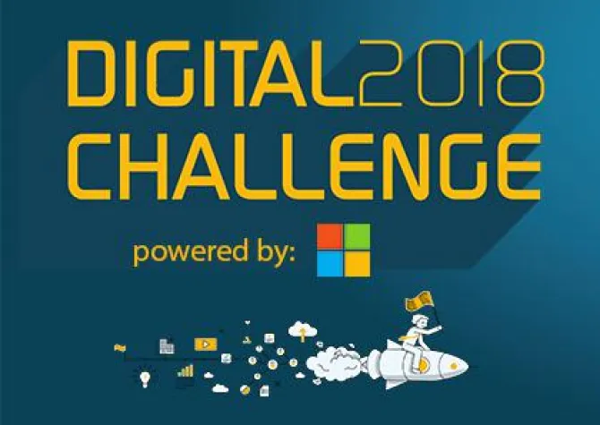 Digital Challenge - 10 Studententeams, 5 Unternehmen und alle gewinnen. Bild: Digital Challenge - 10 Studententeams, 5 Unternehmen und alle gewinnen.