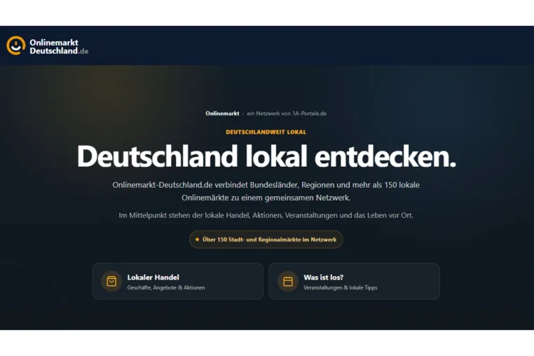 Bild: Onlinemarkt-Netzwerk: Plattform für lokalen Handel in 180 Städten und Regionen