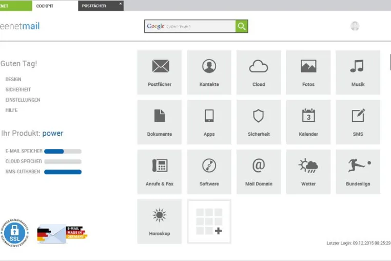 Bild: Mehr als nur E-Mail: freenetmail erweitert Angebot um neue Services und einen innovativen Cloud-Dienst