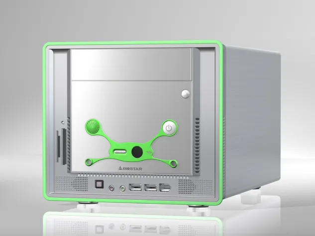 Bild: BIOSTAR präsentiert das iDEQ 330G Mini PC System mit Intel® 915G Chipsatz