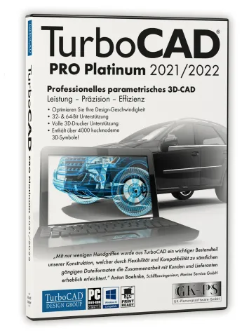 Bild: GK-Planungssoftware und IMSI/Design kündigen TurboCAD 2021/2022 an