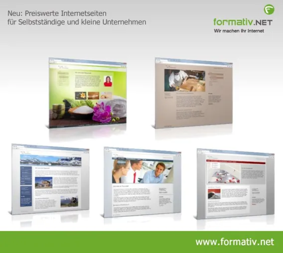 Webdesign aktuell: Schlanke Internetseiten für kleines Budget Bild: Webdesign aktuell: Schlanke Internetseiten für kleines Budget