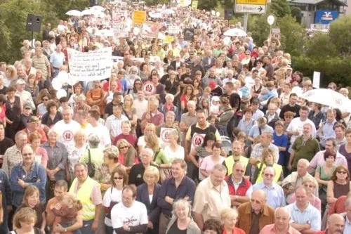 Bild: 4500 Demonstranten – Eine Region im Aufruhr?