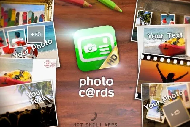 Bild: Photo C@rds HD 1.3 – Die Foto-App für Urlaubspostkarten vom iPad