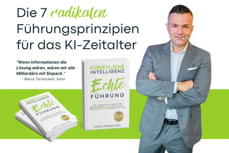 Neuerscheinung: Ein Buch zur richtigen Zeit "Künstliche Intelligenz & echte Führung" von Marco Terracciano Bild: Neuerscheinung: Ein Buch zur richtigen Zeit "Künstliche Intelligenz & echte Führung" von Marco Terracciano