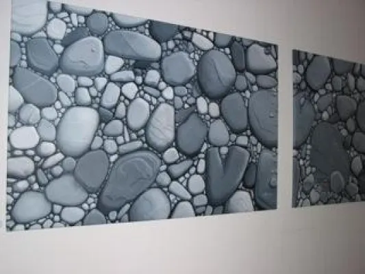 Bild: Vernissage des Malers Hilmar A. Röner im Rathaus der Stadt Troisdorf am 05. Mai 2008