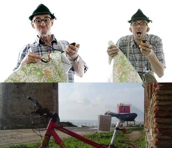 Bild: Das erste offzielle Geocaching Art Cache Projekt von smalldepartment.de auf dem Weg um die Welt