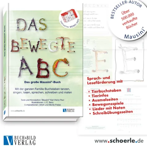 Bild: Das bewegte ABC: Spielerisch das Alphabet entdecken - Ein kreatives Lernabenteuer für die ganze Familie!