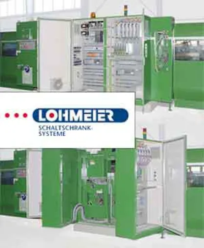 Bild: LOHMEIER produziert schwenkbare Schaltschränke