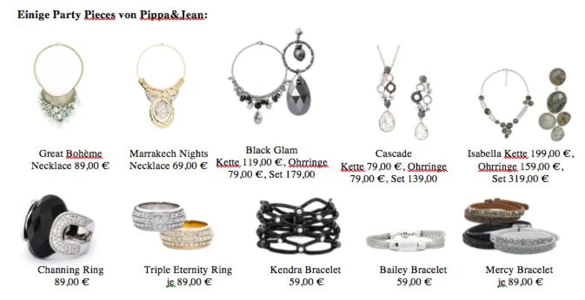 Schmuck auf die Piste