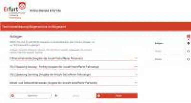 Bild: Mehr Bürgerfreundlichkeit in Erfurt durch Online-Terminvergabe