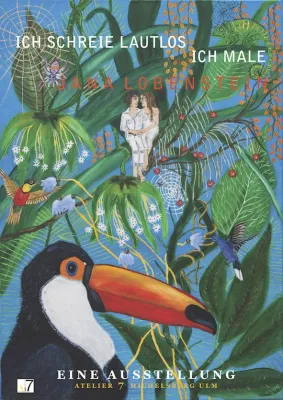 Bild: Ich schreie lautlos...Ich male; Ausstellung Jana Lobenstein bei At7 Gallery, Ulm